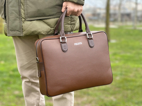 VOYEN BUSINESS BAG - BROWN